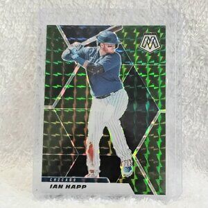3/$25 Mint 2021 Mosaic Ian Happ Green Prizm MLB Card 38!!